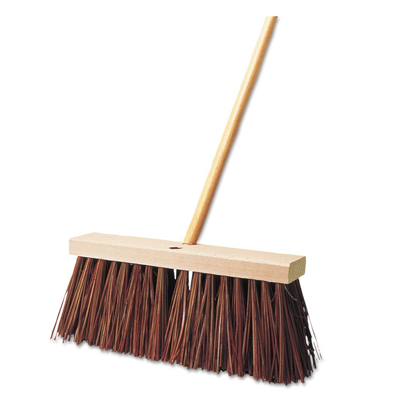 STREET BROOM, PALMYRA FILL, 6″ BRISTLES, 16″ BLOCK