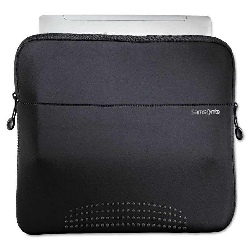 14″ Aramon Laptop Sleeve, Neoprene, 14-1/2 X 1 X 10-1/2, Black