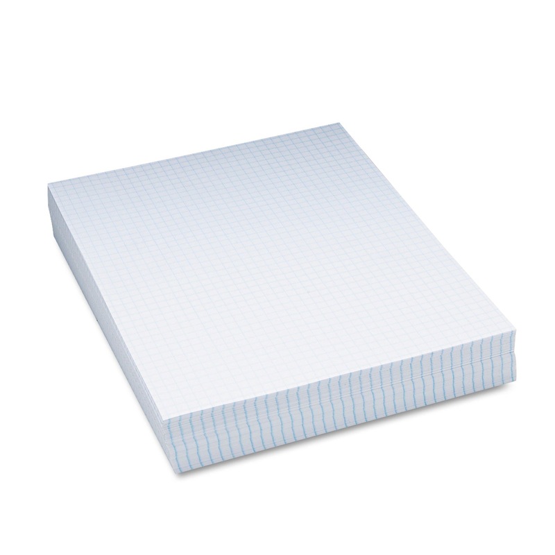 COMPOSITION PAPER, 8.5 X 11, QUADRILLE: 4 SQ/IN, 500/PACK
