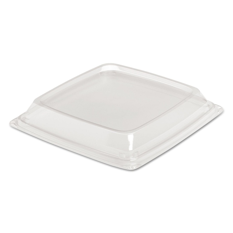 Expressions Cf Container Lids, Clear, 8.98w X 8.98d X 1.18h, 150/carton