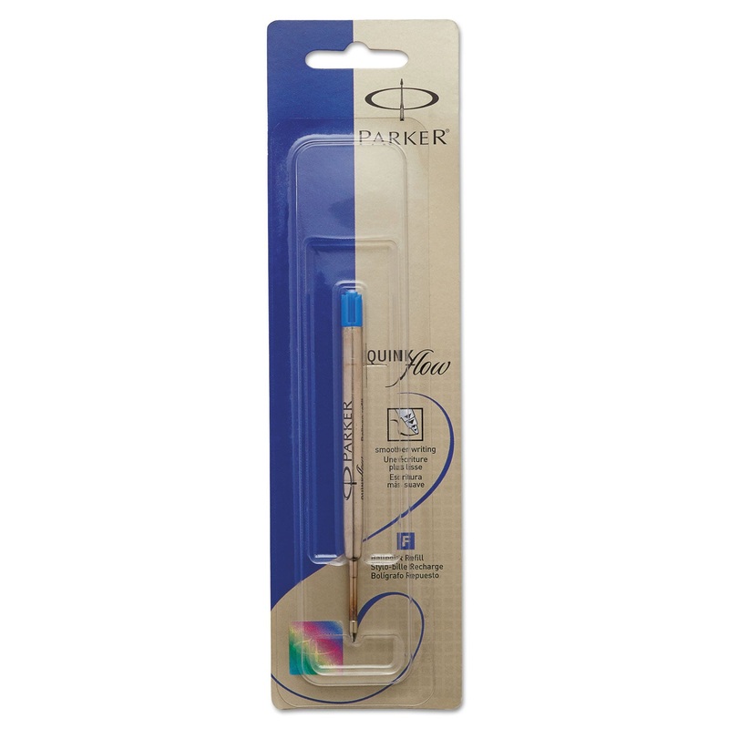 REFILL FOR PARKER BALLPOINT PENS, MEDIUM POINT, BLUE INK