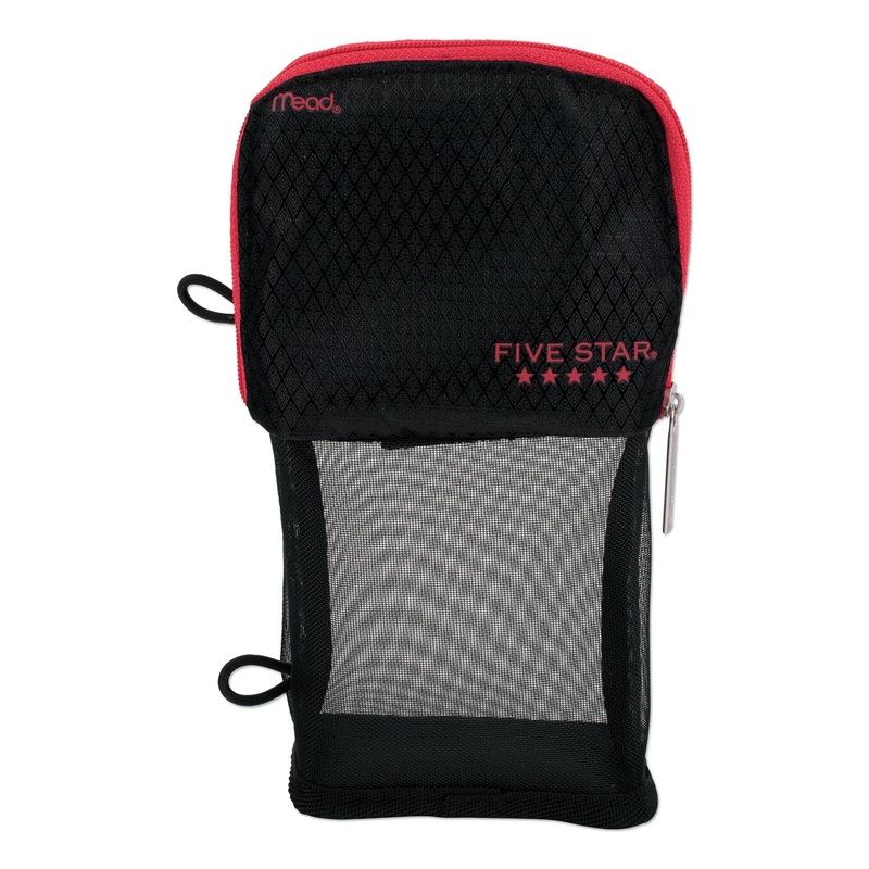 Stand ‘n Store Pencil Pouch, 4 1/2 X 8, Red