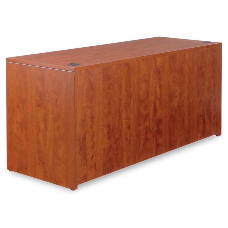 ALERA VALENCIA SERIES CREDENZA SHELLS, 65W X 23.6D X 29.5H, MEDIUM CHERRY