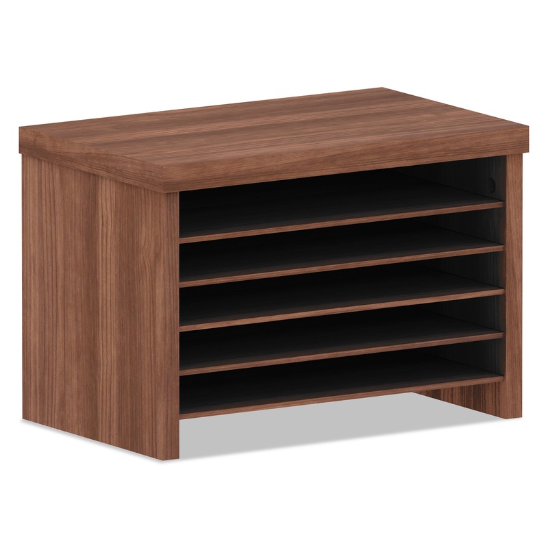 ALERA VALENCIA SERIES UNDER-COUNTER FILE ORGANIZER, 15.75W X 9.88D X 10.88H, MODERN WALNUT