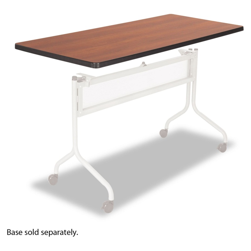 Impromptu Series Mobile Training Table Top, Rectangular, 48w X 24d, Cherry