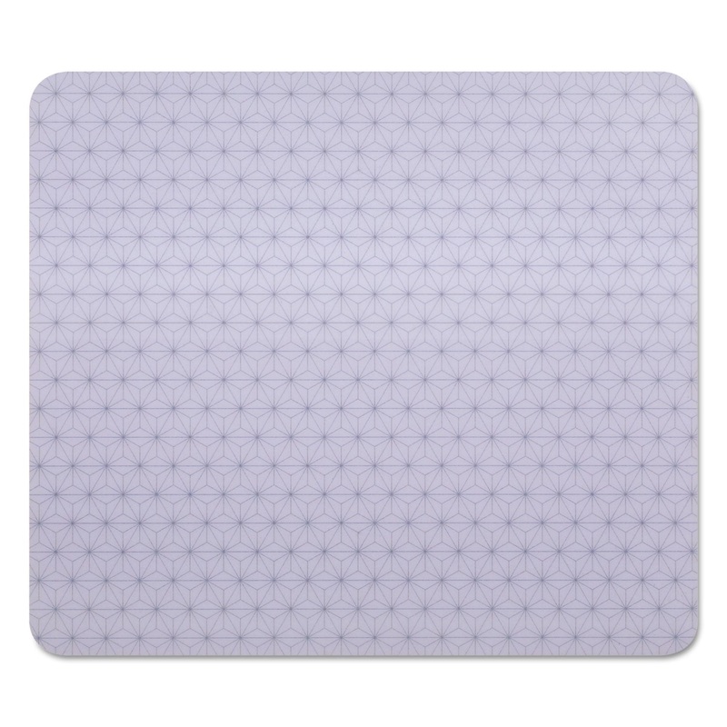 Precise Mouse Pad, Nonskid Back, 9 X 8, Gray/frostbyte