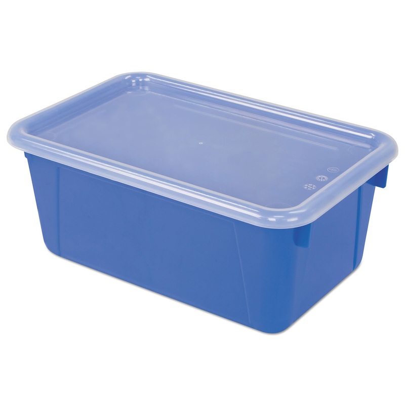 CUBBY BINS, 12.25 X 7.75 X 5.13, BLUE, 6/PK