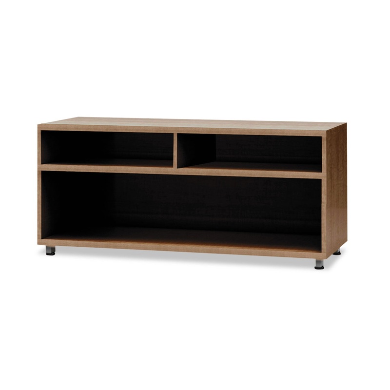E5 Series Open Storage Cabinet, 42w X 18d X 23h, Cocoa