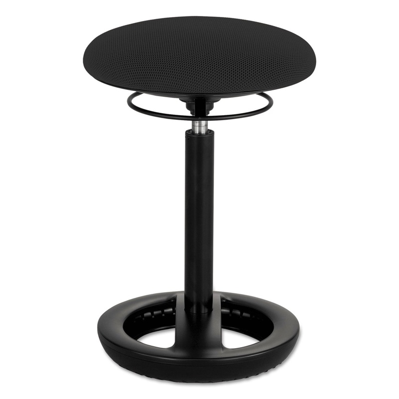 TWIXT DESK HEIGHT ERGONOMIC STOOL, 22.5″ SEAT HEIGHT, SUPPORTS UP TO 250 LBS., BLACK SEAT, BLACK BACK, BLACK BASE