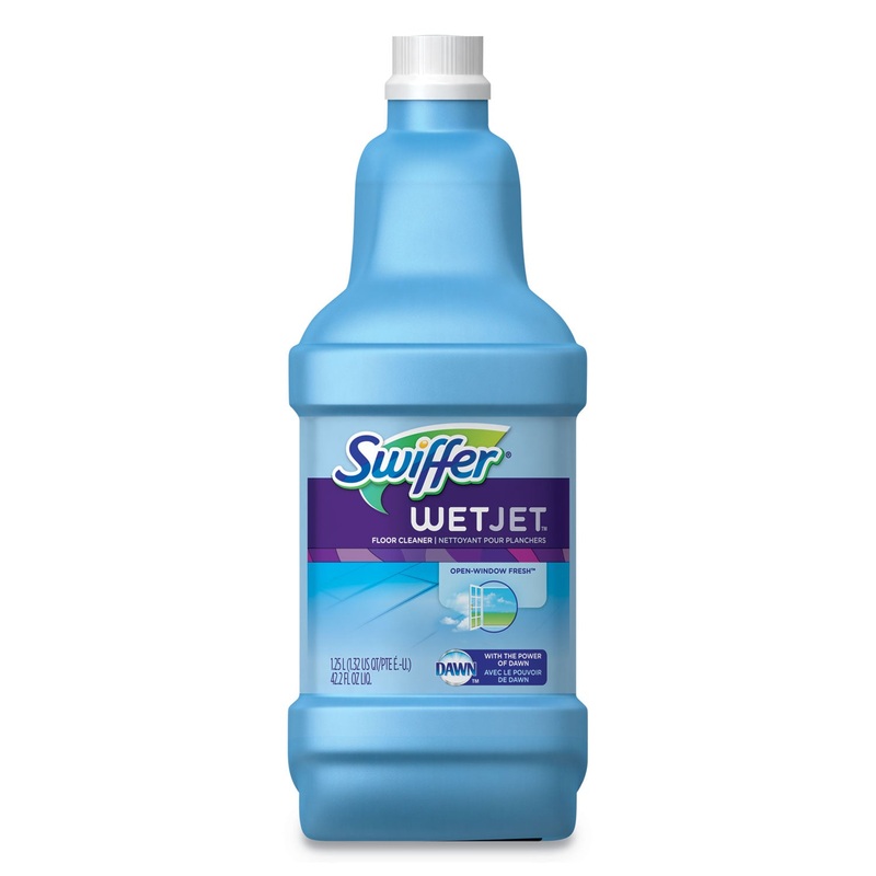 WETJET SYSTEM CLEANING-SOLUTION REFILL, FRESH SCENT, 1.25 L BOTTLE