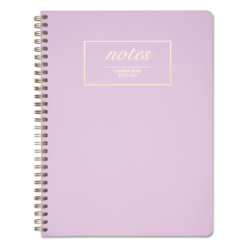 WORKSTYLE NOTEBOOK, 1 SUBJECT, WIDE/LEGAL RULE, LAVENDER COVER, 9.5 X 7.25, 80 SHEETS