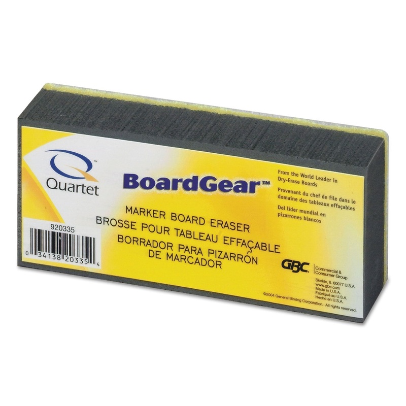 BOARDGEAR MARKER BOARD ERASER, 5″ X 2.75″ X 1.38″