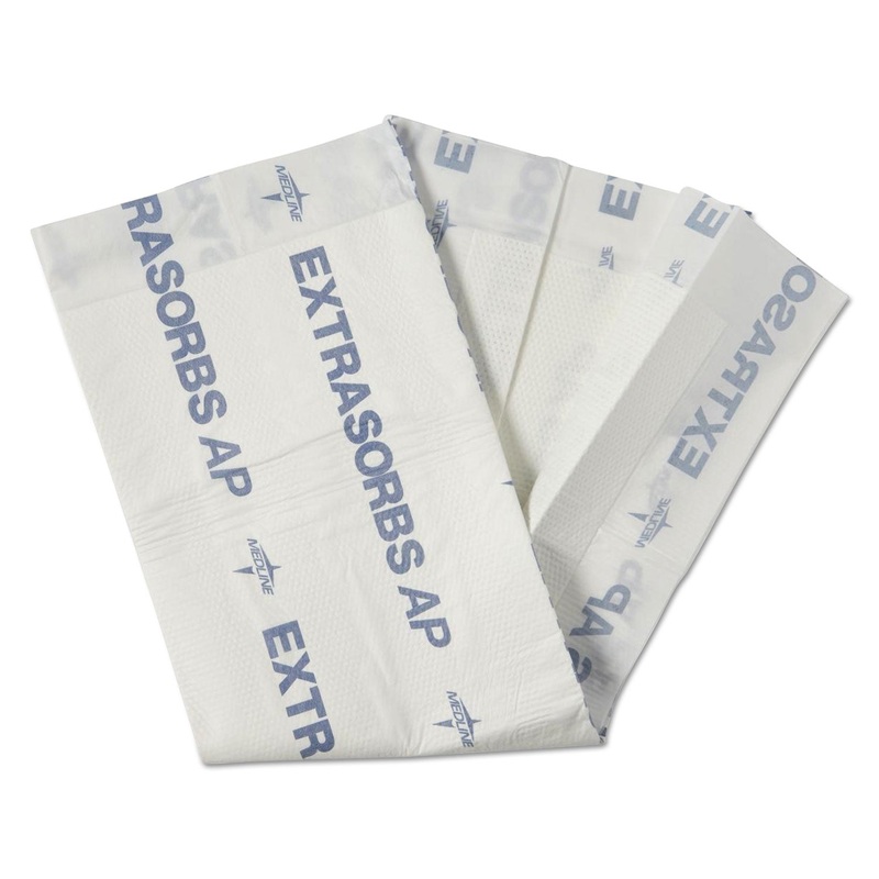 EXTRASORBS AIR-PERMEABLE DISPOSABLE DRYPADS, 30″ X 36″, WHITE, 70/CARTON
