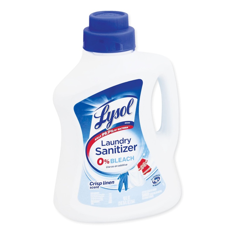 Laundry Sanitizer, Liquid, Crisp Linen, 90 Oz