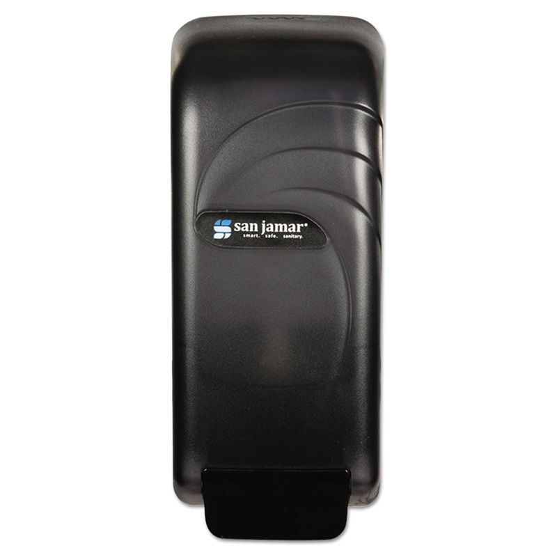 OCEANS UNIVERSAL LIQUID SOAP DISPENSER, 800 ML, 4.5″ X 4.38″ X 10.5″, BLACK