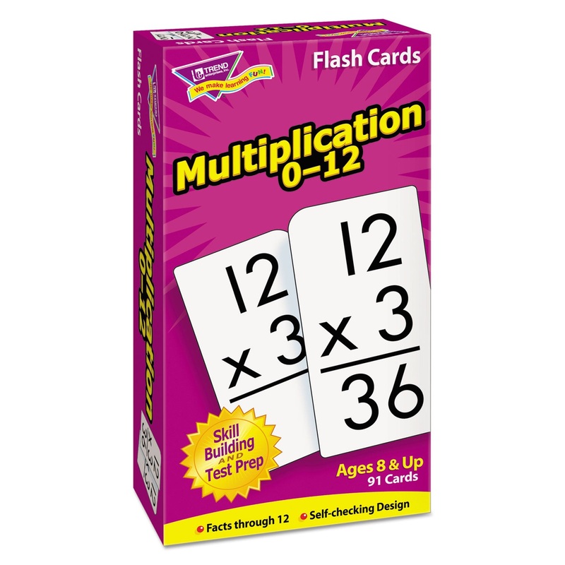 Skill Drill Flash Cards, 3 X 6, Multiplication