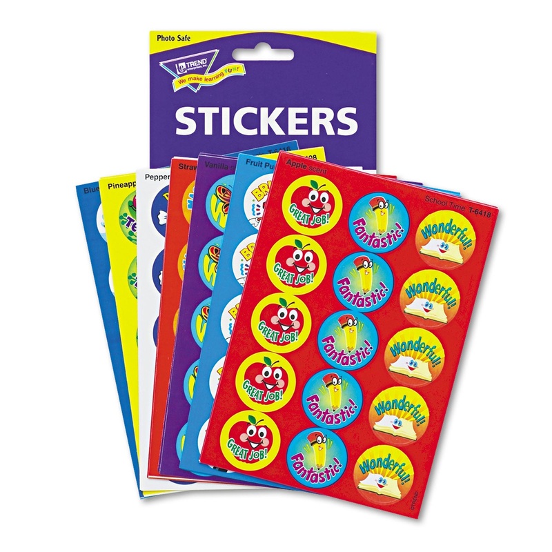Stinky Stickers Variety Pack, Positive Words, 300/pack