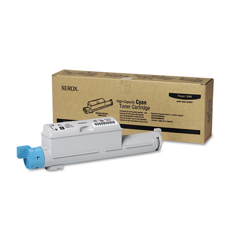 106r01218 High-Yield Toner, 12000 Page-Yield, Cyan