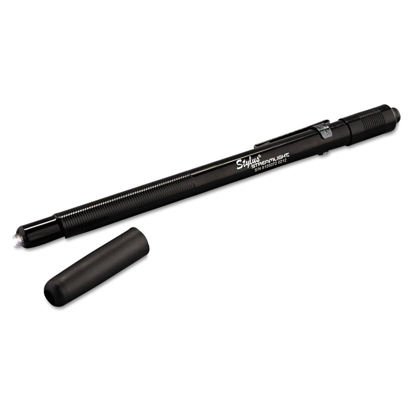 STYLUS LED PEN LIGHT, 3 AAAA BATTERIES (INCLUDED), BLACK