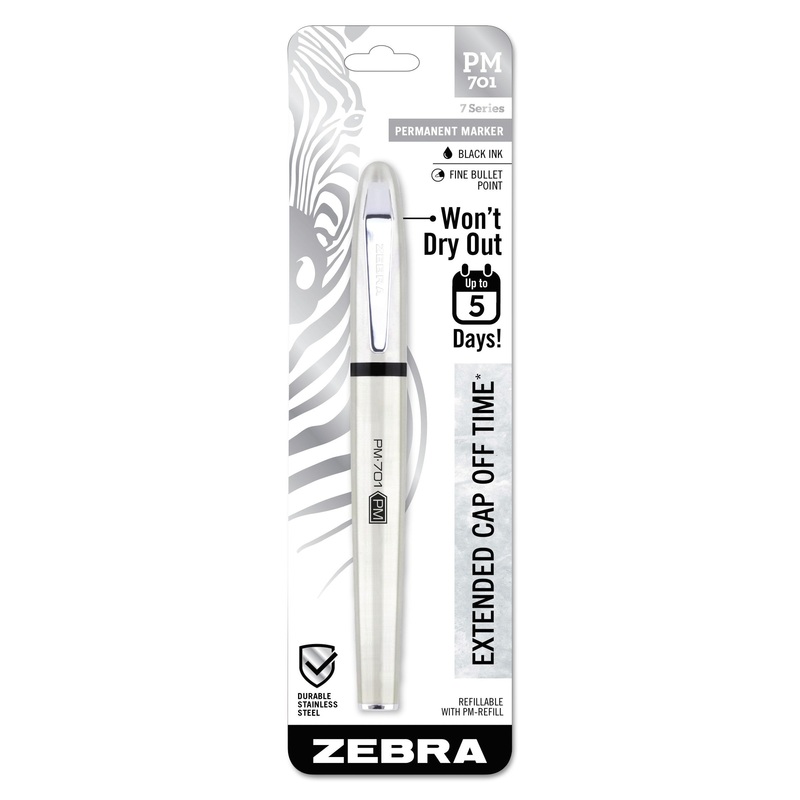 PM-701 PERMANENT MARKER, MEDIUM BULLET TIP, BLACK