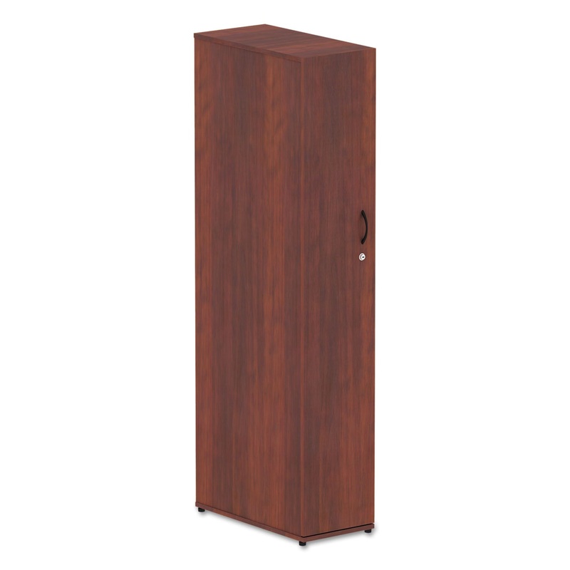 ALERA VALENCIA SERIES WARDROBE, 11 7/8W X 23 7/8D X 65H, MEDIUM CHERRY