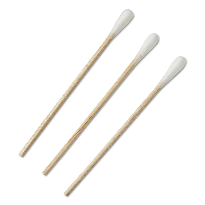 NON-STERILE COTTON TIPPED APPLICATORS, 3″, 1000/BOX