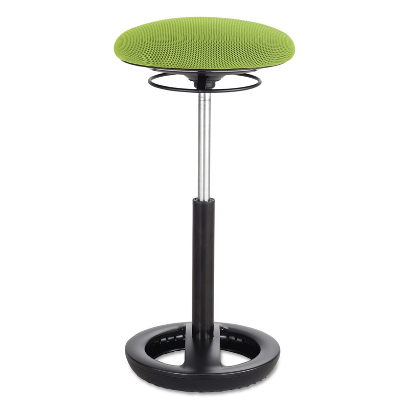 TWIXT EXTENDED-HEIGHT ERGONOMIC CHAIR, SUPPORTS UP TO 250 LBS., GREEN SEAT/GREEN BACK, BLACK BASE