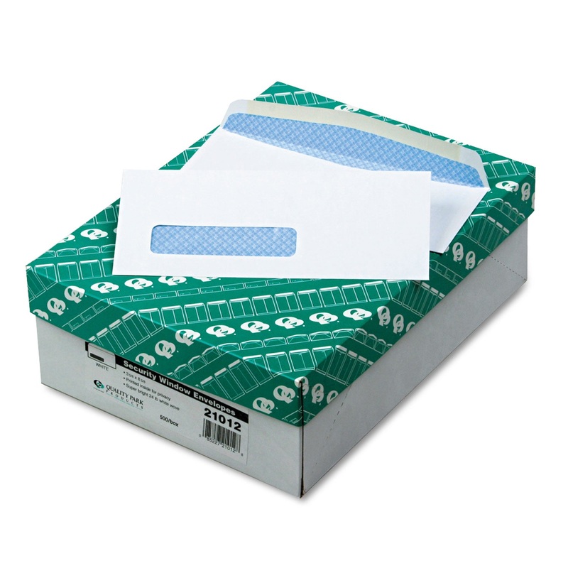 WINDOW ENVELOPE, #8 5/8, COMMERCIAL FLAP, GUMMED CLOSURE, 3.63 X 8.63, WHITE, 500/BOX