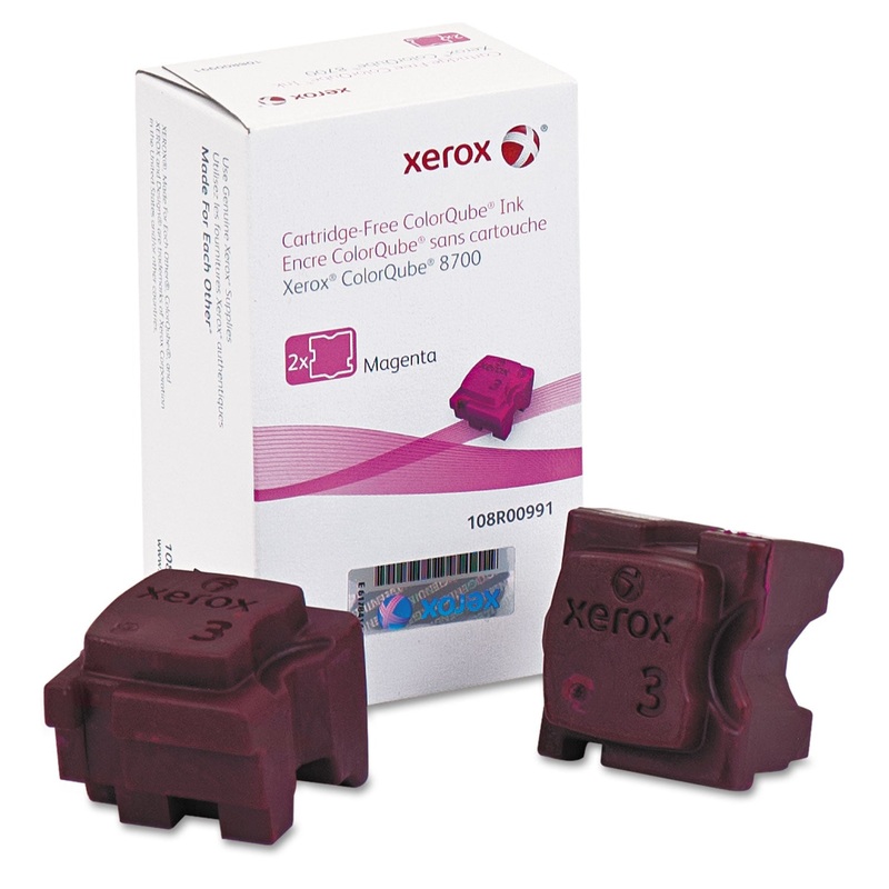 108R00991 SOLID INK STICK, 4200 PAGE-YIELD, MAGENTA, 2/BOX