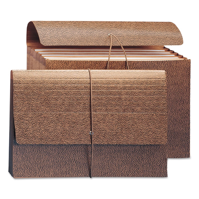 CLASSIC EXPANDING PARTITION WALLETS, 5.25″ EXPANSION, 6 SECTIONS, LEGAL SIZE, REDROPE, 10/BOX