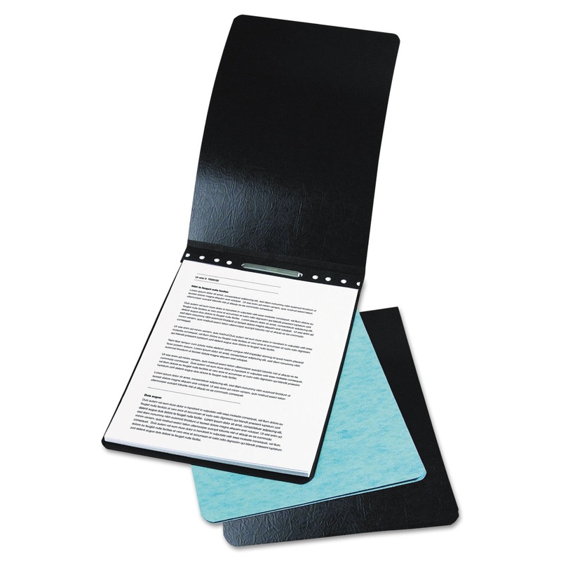 Presstex Report Cover, Top Bound, Prong Clip, Legal, 2″ Cap, Light Blue