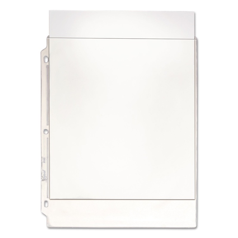 Top-Load Poly/vinyl Three-Hole Sheet Protectors, Heavy Wt, Letter, 50/box