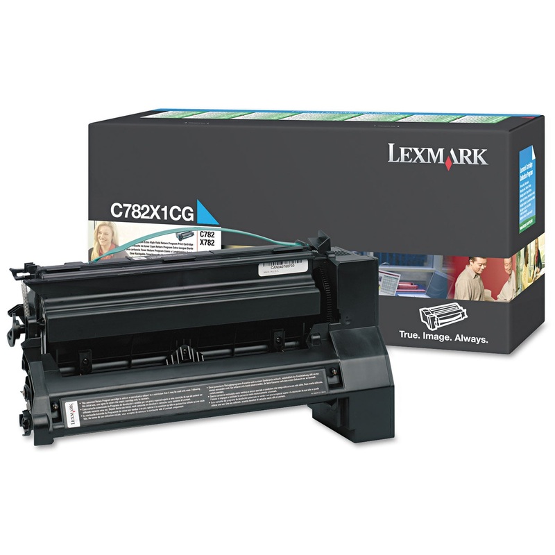C782x1cg Extra High-Yield Toner, 15000 Page-Yield, Cyan