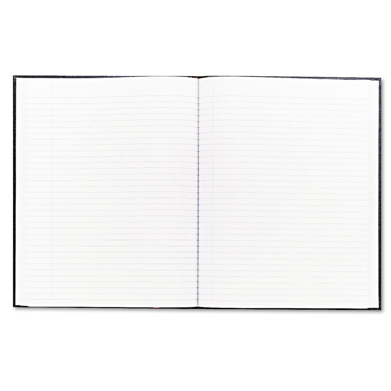 EXECUTIVE NOTEBOOK, MEDIUM/COLLEGE RULE, BLACK COVER, 10 3/4 X 8 1/2, 75 SHEETS