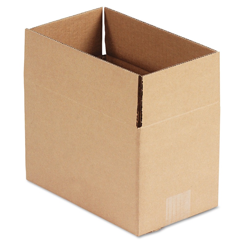 FIXED-DEPTH SHIPPING BOXES, REGULAR SLOTTED CONTAINER (RSC), 10″ X 6″ X 6″, BROWN KRAFT, 25/BUNDLE