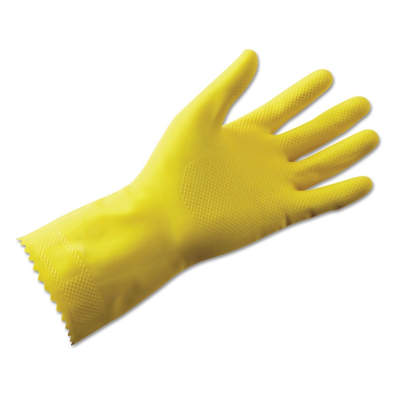 Flock-Lined Latex Gloves