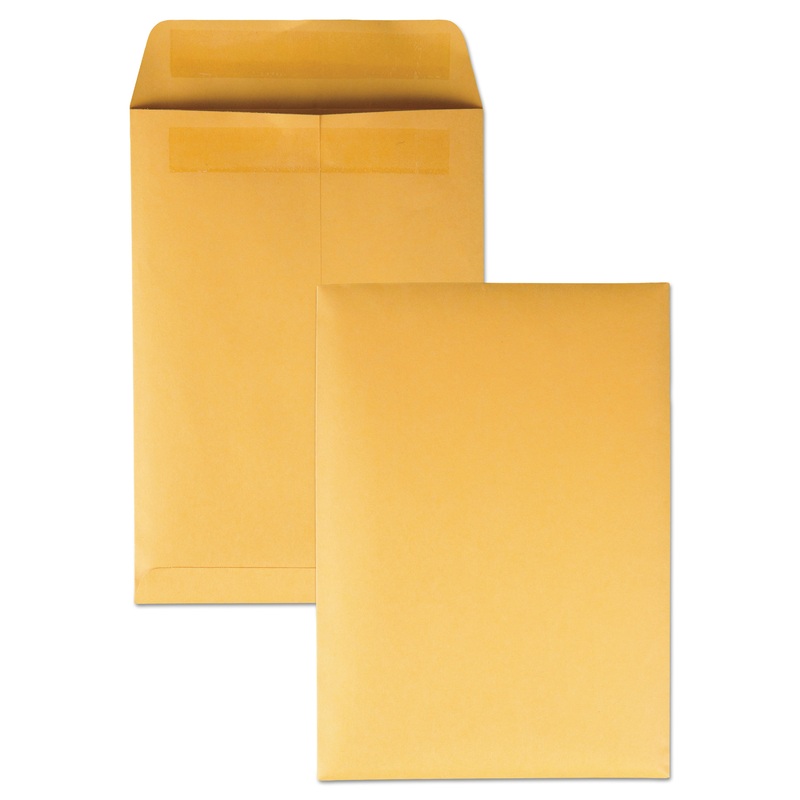 REDI-SEAL CATALOG ENVELOPE, #6, CHEESE BLADE FLAP, REDI-SEAL CLOSURE, 7.5 X 10.5, BROWN KRAFT, 250/BOX