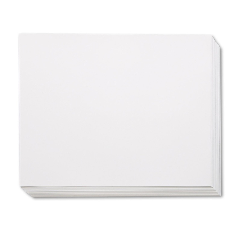 FOUR-PLY RAILROAD BOARD, 22 X 28, WHITE, 100/CARTON