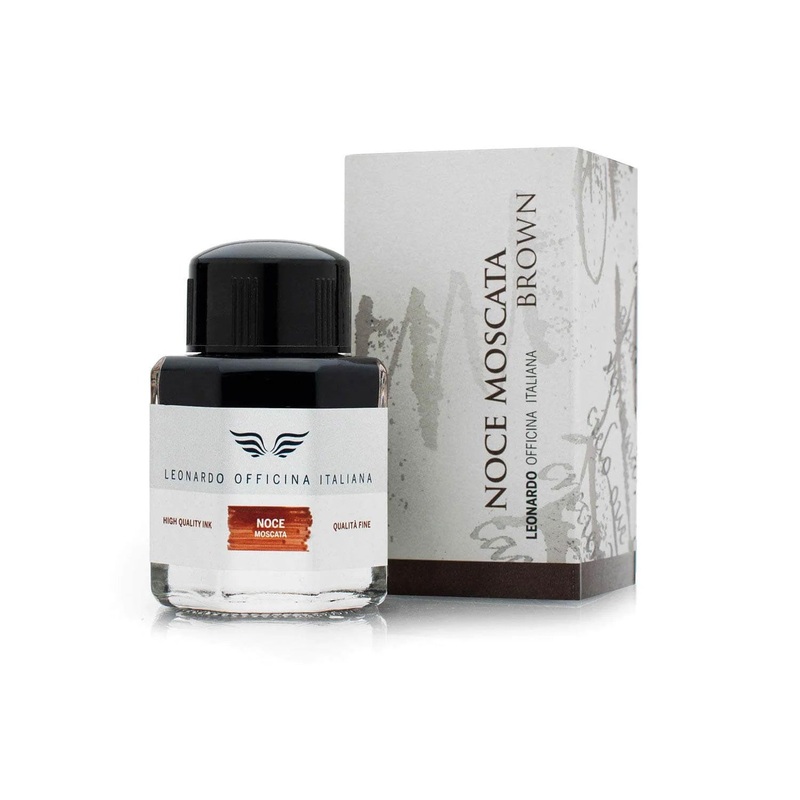 Leonardo Noce Moscata Ink Bottle, Brown – 40ml
