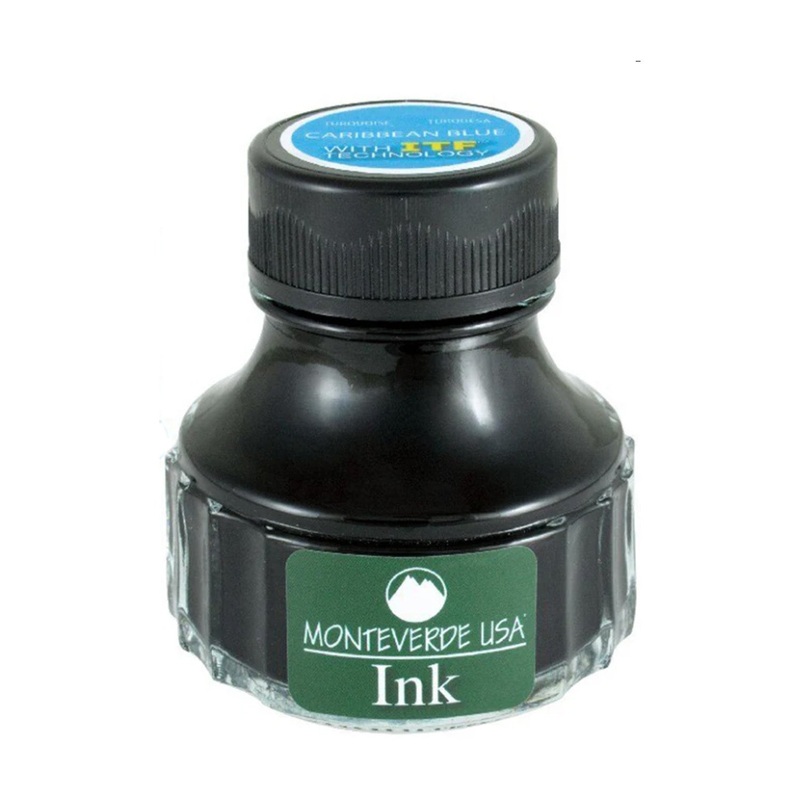 Monteverde Caribbean Blue Ink Bottle – 90ml