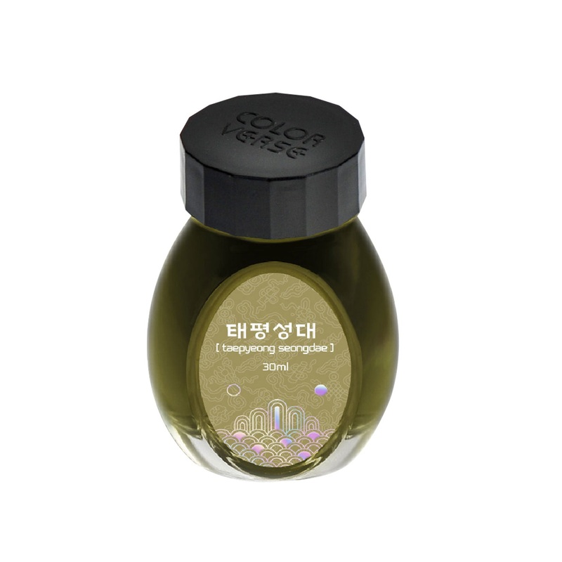 Colorverse Project Kingdom Series Ink Bottle, Taepyeong Seongdae (Green) – 30ml