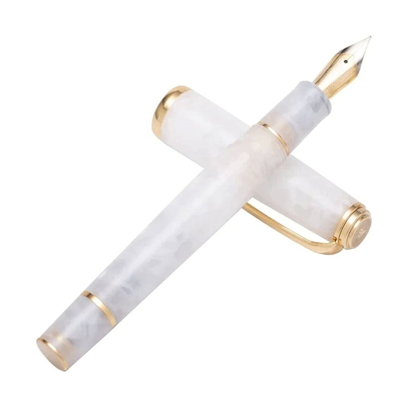 Hongdian N1 Fountain Pen – White GT