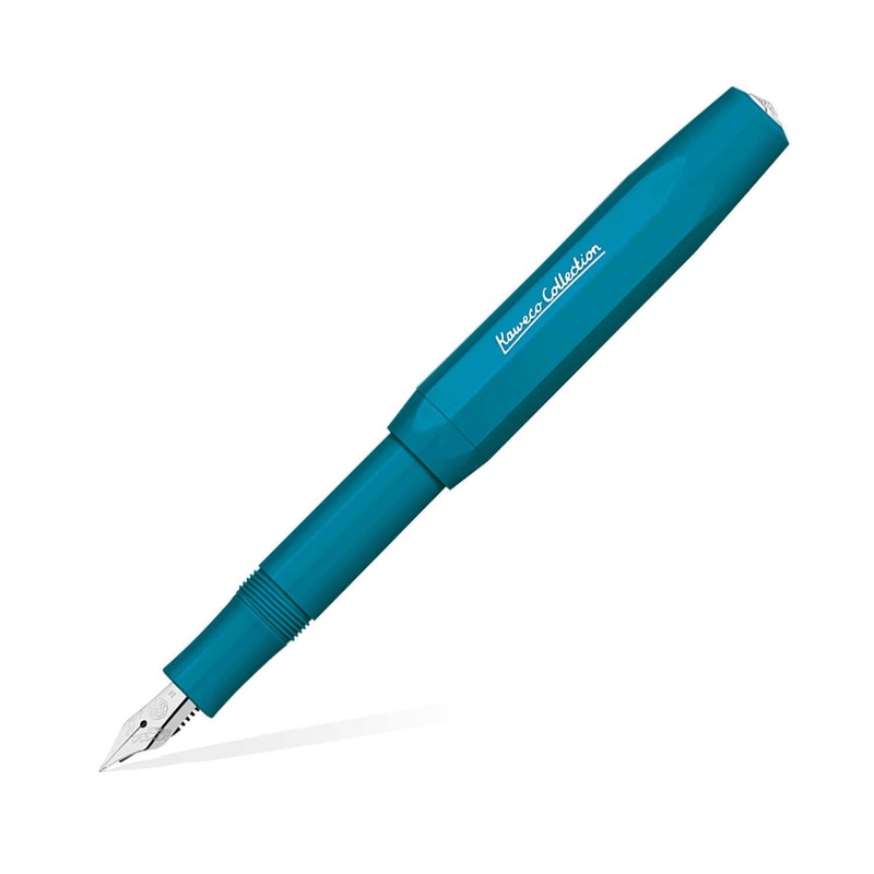 Kaweco Collection Fountain Pen with Optional Clip – Cyan (Special Edition)