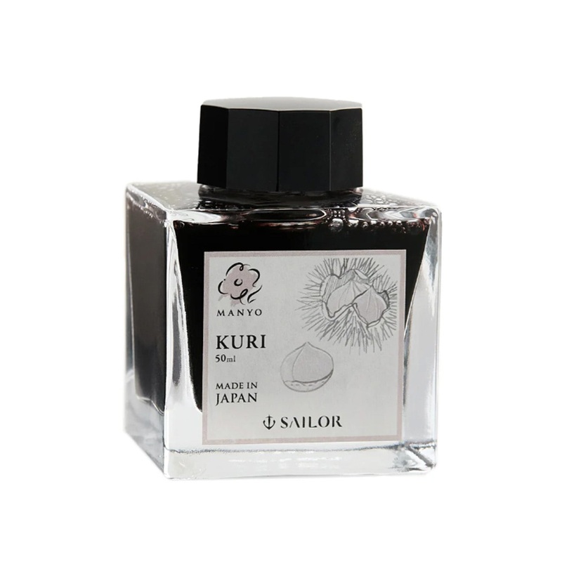 Sailor Manyo Kuri Ink Bottle, Gray – 50ml