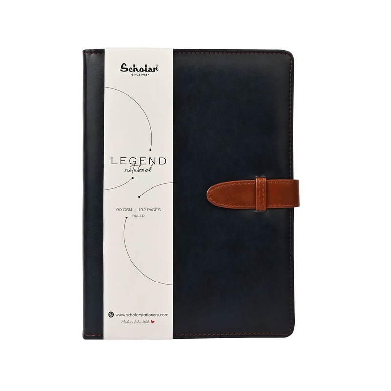 Scholar Legend Midnight Blue Notebook – B5, Ruled
