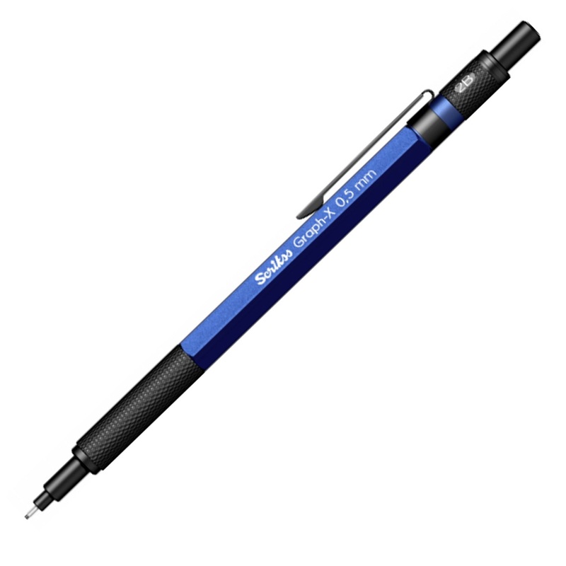 Scrikss Graph-X 0.5mm Mechanical Pencil – Blue