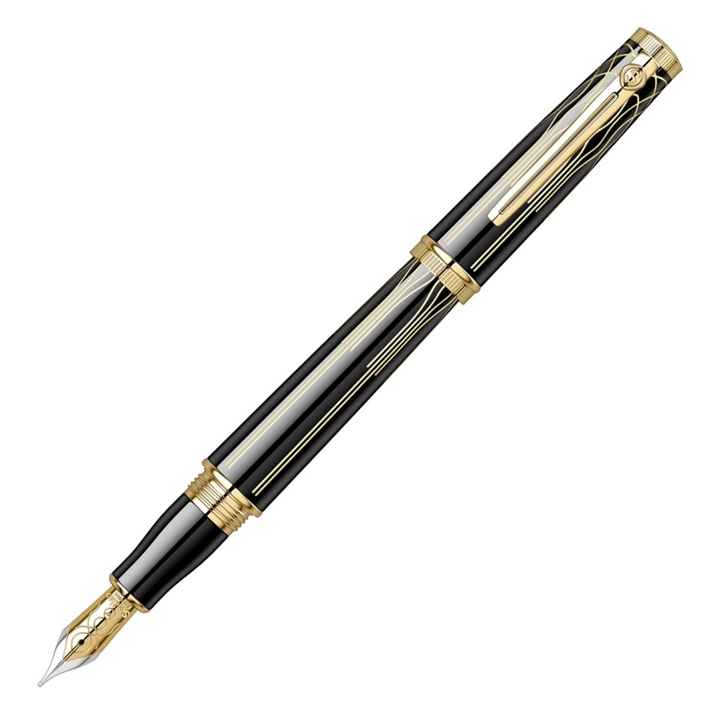 Scrikss Heritage Fountain Pen – Custom Black GT
