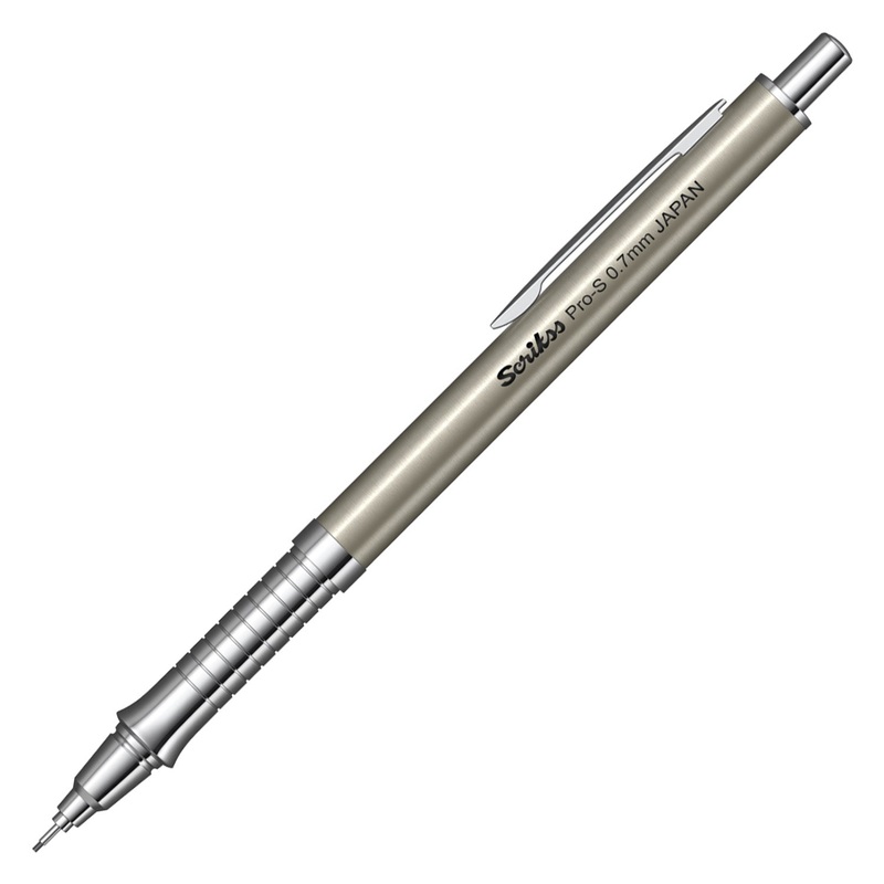 Scrikss Pro-S 0.7mm Mechanical Pencil – Brushed Grey