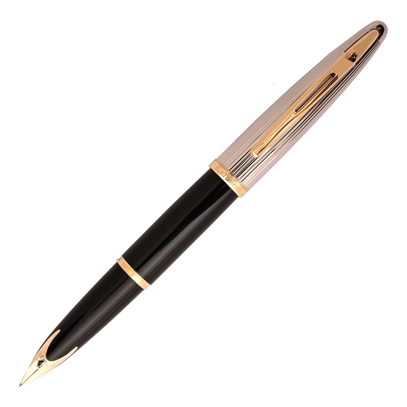 Waterman Carene Fountain Pen – Deluxe Black GT