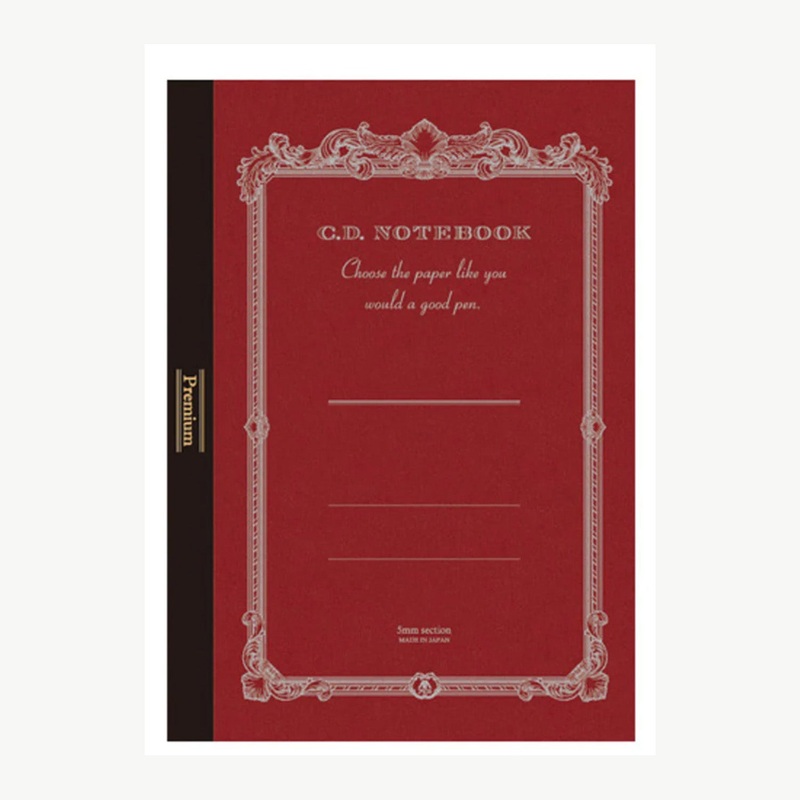 Apica Premium CD Notebook – Red – B5 – Squared